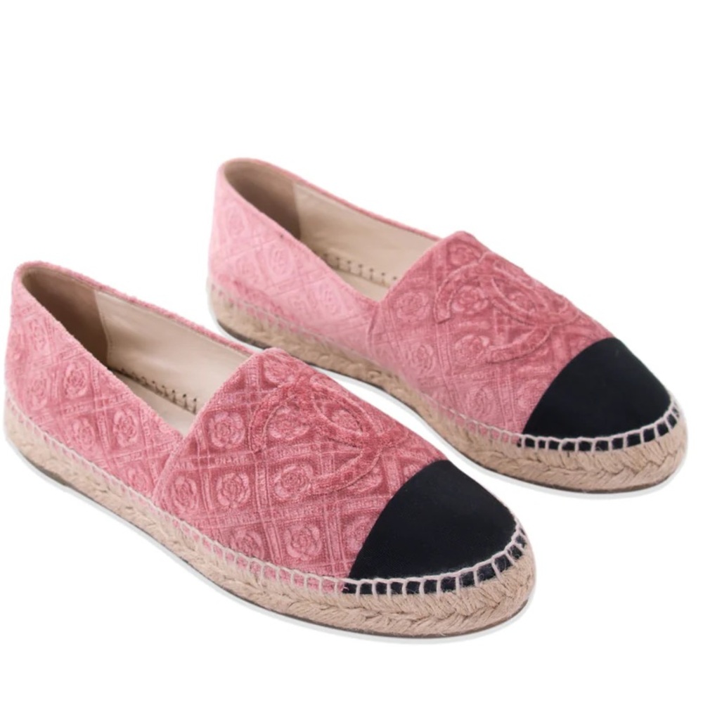 Chanel Rose Espadrilles